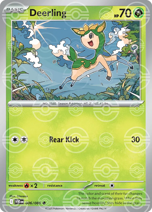 Deerling (Poke Ball Pattern) (006/086) [White Flare]