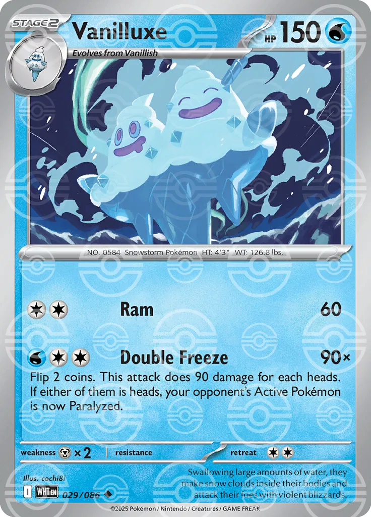 Vanilluxe (Poke Ball Pattern) (029/086) [White Flare]