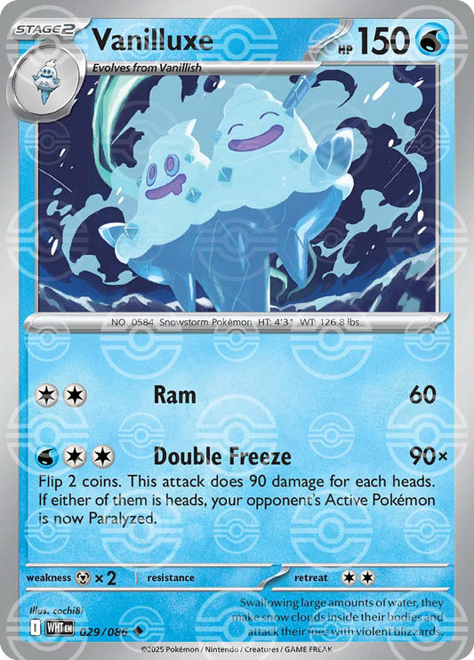 Vanilluxe (Poke Ball Pattern) (029/086) [White Flare]