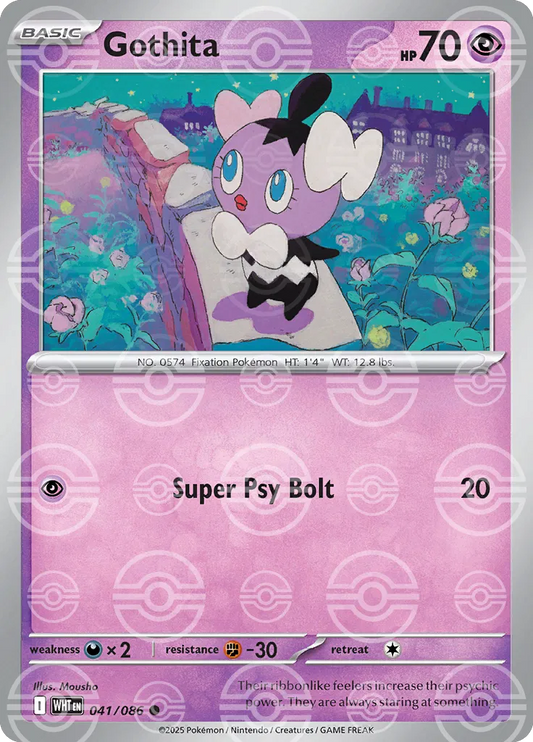 Gothita (Poke Ball Pattern) (041/086) [White Flare]
