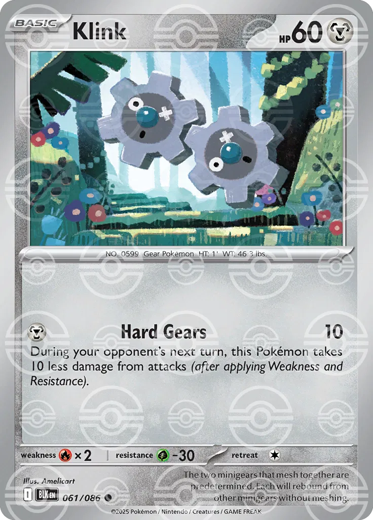 Klink (Poke Ball Pattern) (061/086) [Black Bolt]