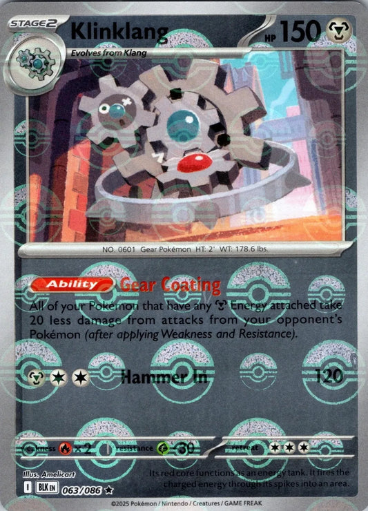 Klinklang (Poke Ball Pattern) (063/086) [Black Bolt]