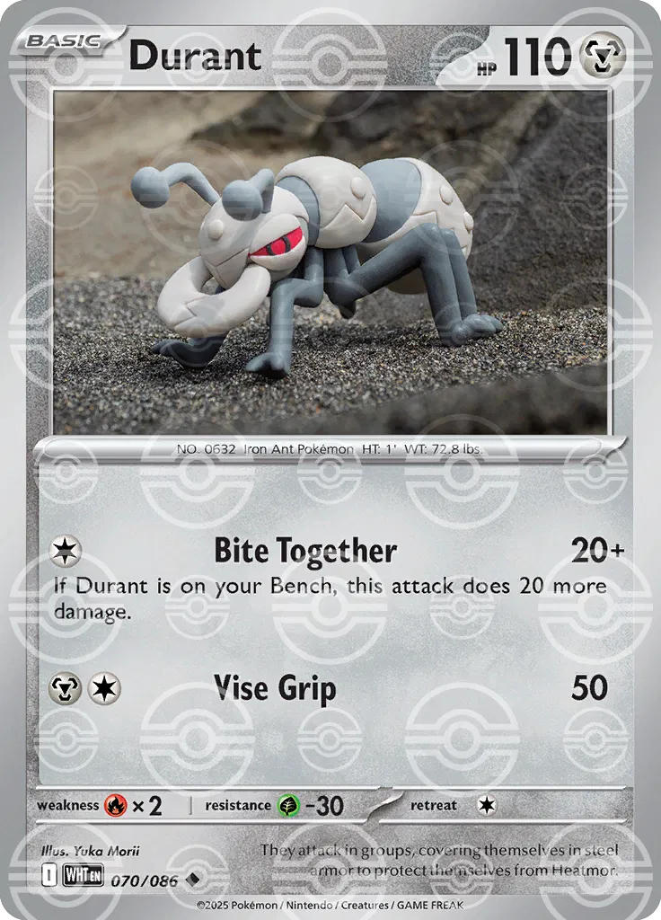 Durant (Poke Ball Pattern) (070/086) [White Flare]