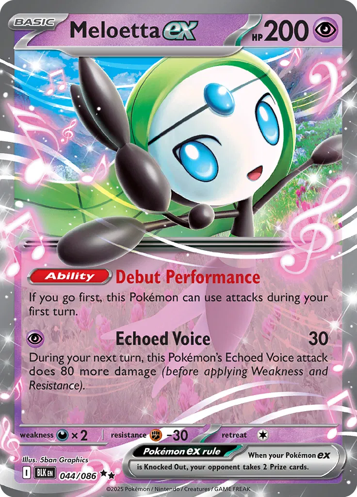 Meloetta ex (044/086) [Black Bolt]