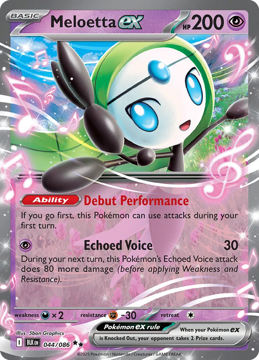 Meloetta ex (044/086) [Black Bolt]