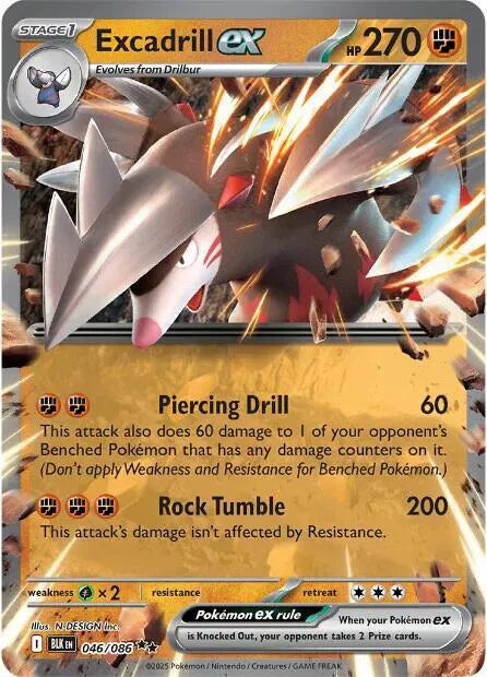 Excadrill ex (046/086) [Black Bolt]