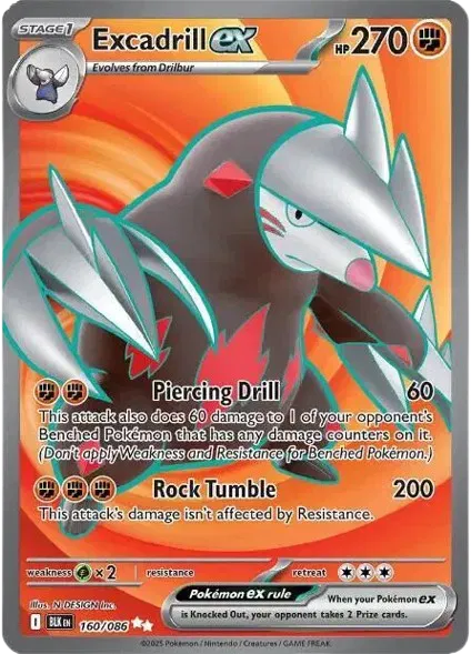 Excadrill ex (160/086) [Black Bolt]