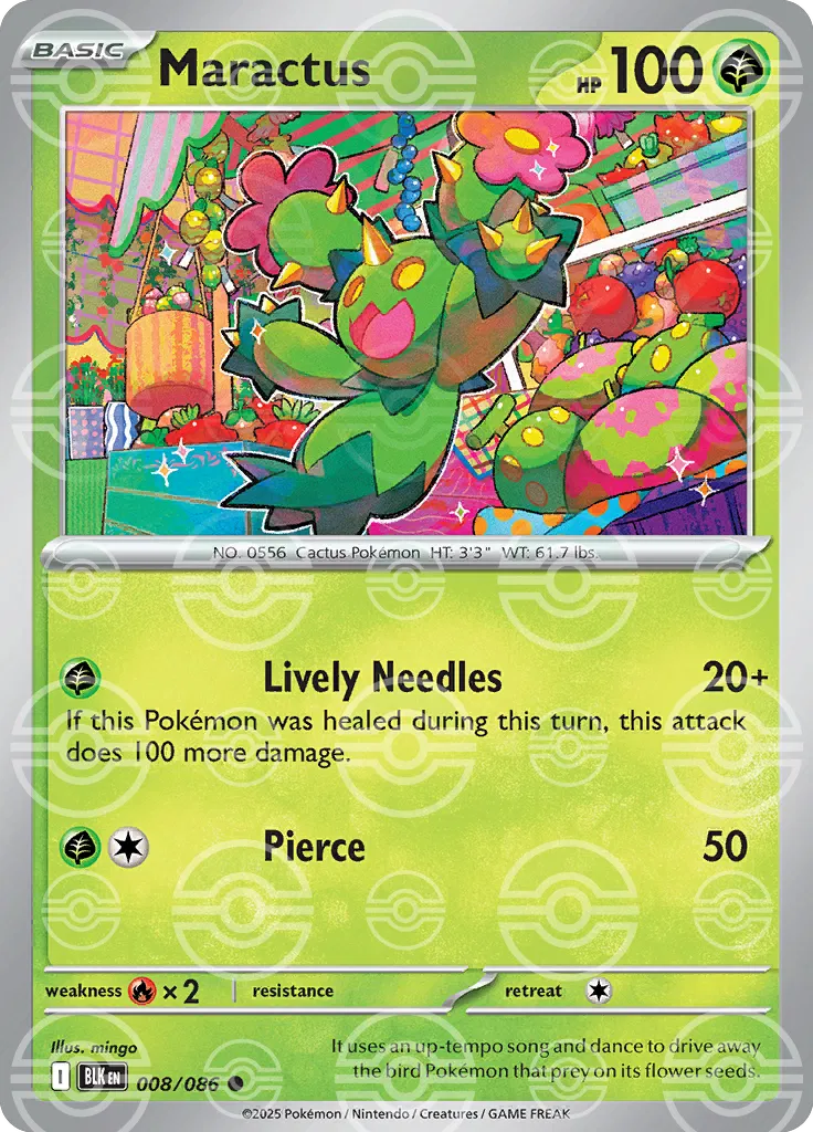 Maractus (Poke Ball Pattern) (008/086) [Black Bolt]