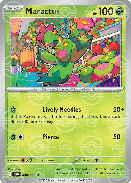 Maractus (Poke Ball Pattern) (008/086) [Black Bolt]