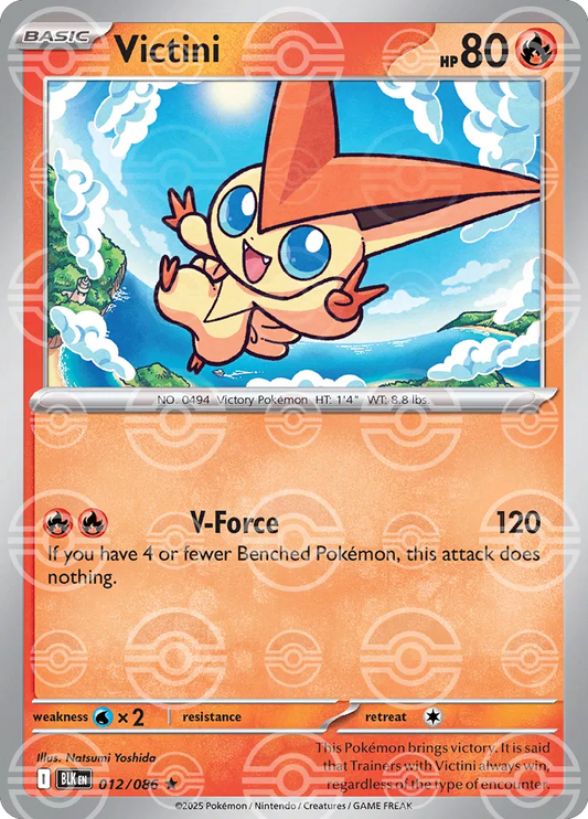 Victini (Poke Ball Pattern) (012/086) [Black Bolt]