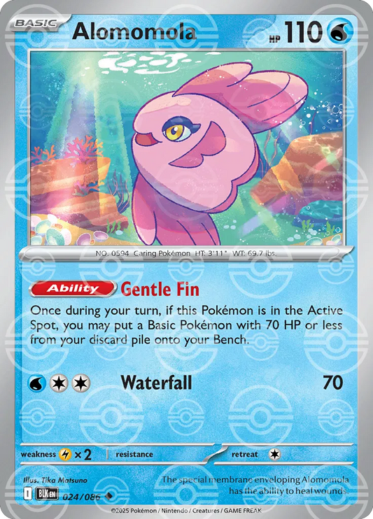 Alomomola (Poke Ball Pattern) (024/086) [Black Bolt]