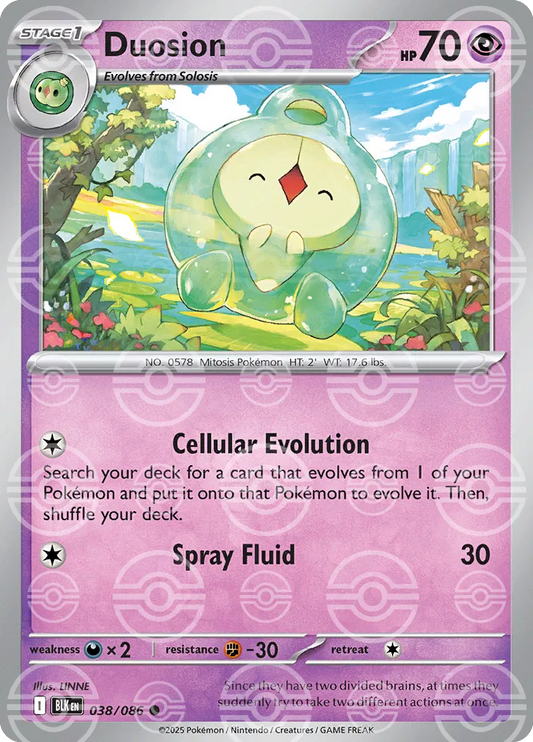 Duosion (Poke Ball Pattern) (038/086) [Black Bolt]