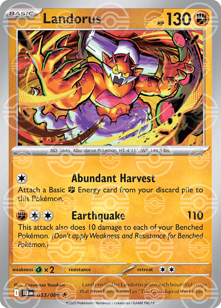 Landorus (Poke Ball Pattern) (053/086) [Black Bolt]