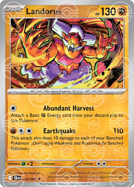 Landorus (Poke Ball Pattern) (053/086) [Black Bolt]