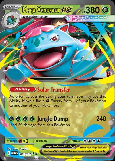 Mega Venusaur ex (003/132) [Mega Evolution]