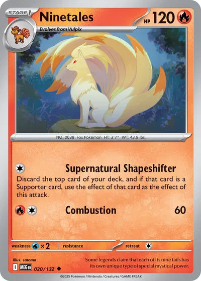 Ninetales (020/132) [Mega Evolution]