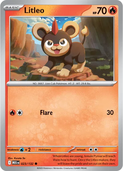 Litleo (023/132) [Mega Evolution]