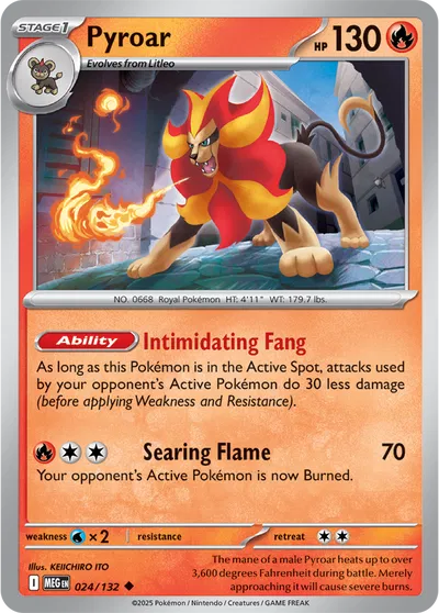 Pyroar (024/132) [Mega Evolution]
