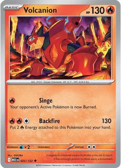 Volcanion (025/132) [Mega Evolution]