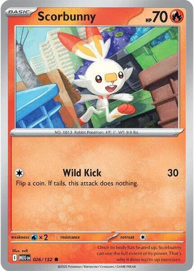 Scorbunny (026/132) [Mega Evolution]