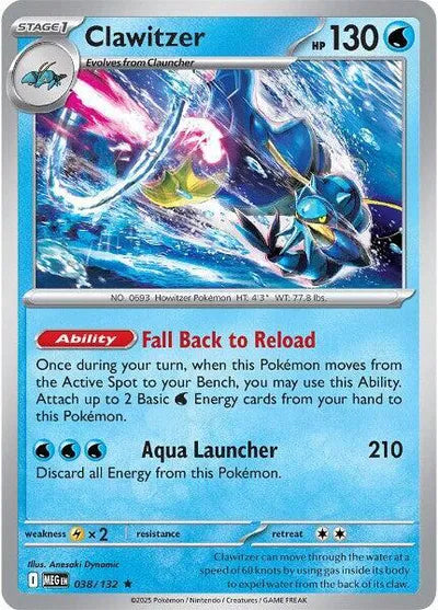 Clawitzer (038/132) [Mega Evolution]