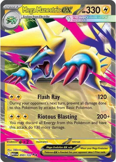 Mega Manectric ex (050/132) [Mega Evolution]