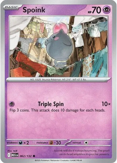 Spoink (062/132) [Mega Evolution]