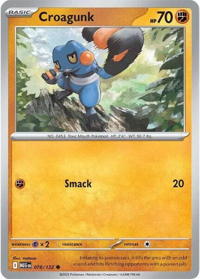 Croagunk (078/132) [Mega Evolution]