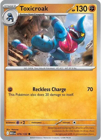 Toxicroak (079/132) [Mega Evolution]