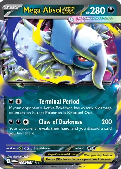 Mega Absol ex (086/132) [Mega Evolution]