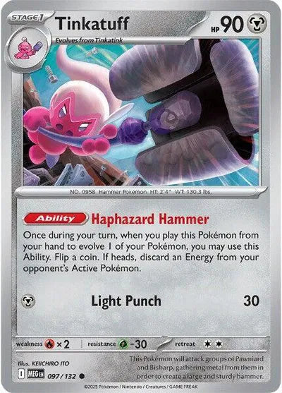 Tinkatuff (097/132) [Mega Evolution]