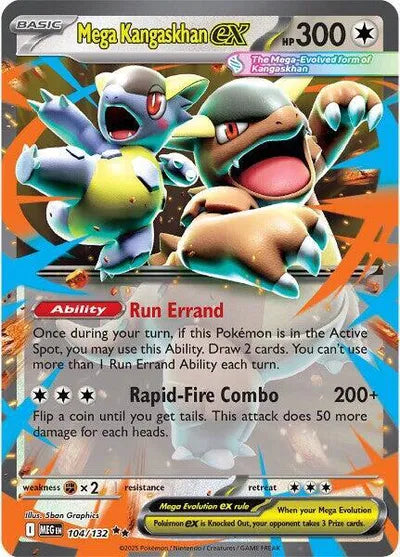 Mega Kangaskhan ex (104/132) [Mega Evolution]
