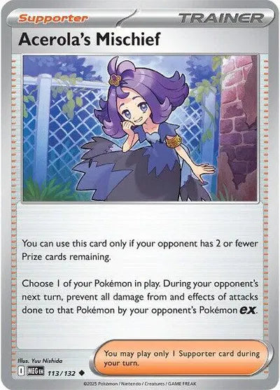 Acerola's Mischief (113/132) [Mega Evolution]