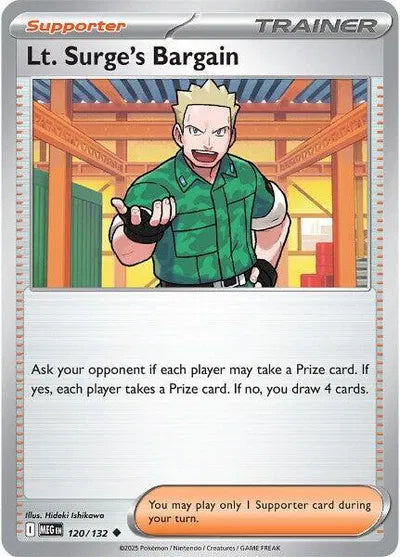 Lt. Surge's Bargain (120/132) [Mega Evolution]