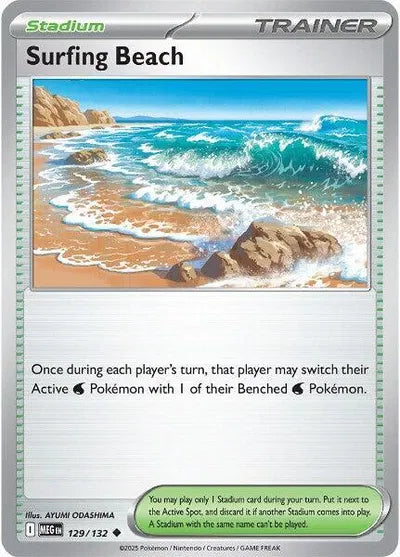 Surfing Beach (129/132) [Mega Evolution]