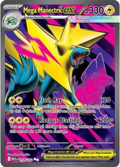 Mega Manectric ex (158/132) [Mega Evolution]