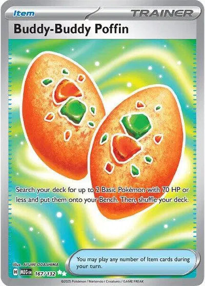 Buddy-Buddy Poffin (167/132) [Mega Evolution]