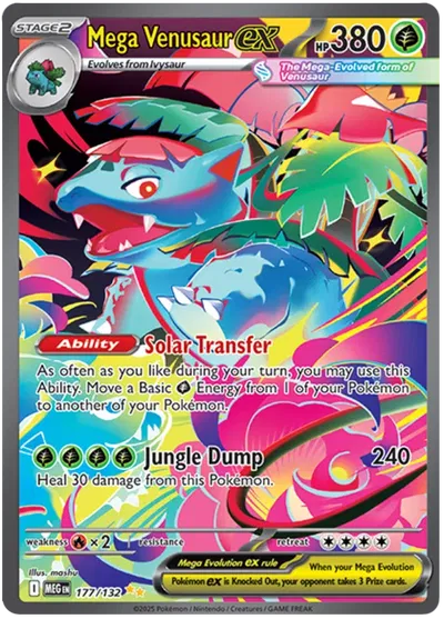 Mega Venusaur ex (177/132) [Mega Evolution]