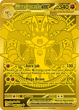 Mega Lucario ex (188/132) [Mega Evolution]