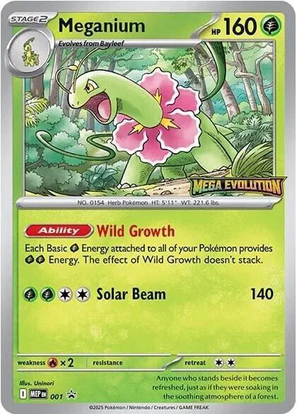 Meganium (001) [Mega Evolution Promos]