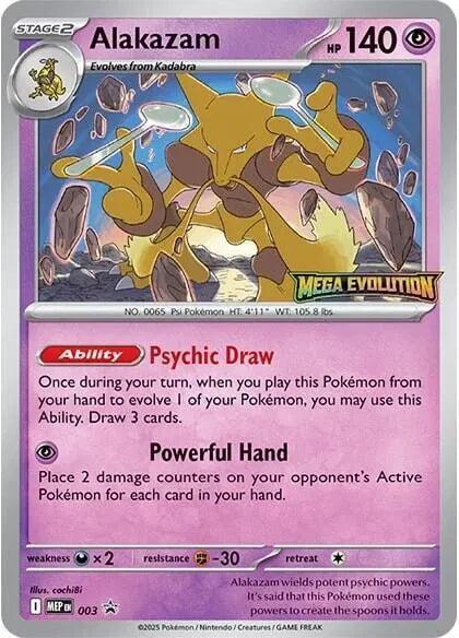 Alakazam (003) [Mega Evolution Promos]