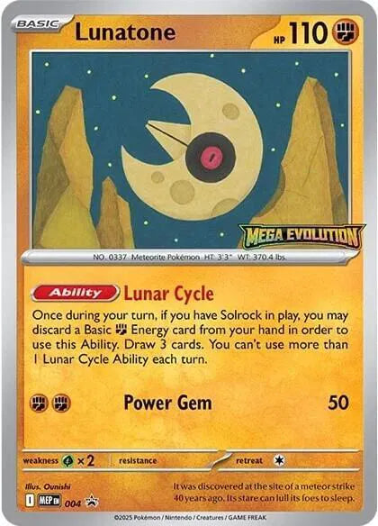 Lunatone (004) [Mega Evolution Promos]
