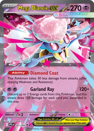 Mega Diancie ex (041/094) [Phantasmal Flames]