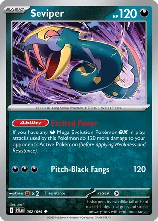 Seviper (062/094) [Phantasmal Flames]
