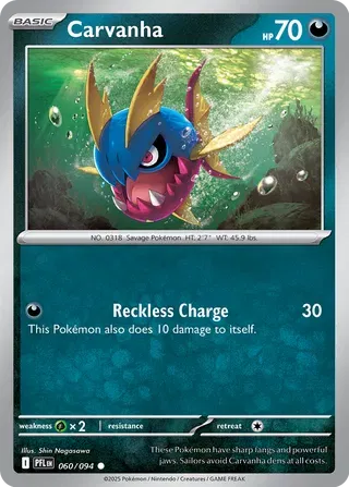 Carvanha (060/094) [Phantasmal Flames]