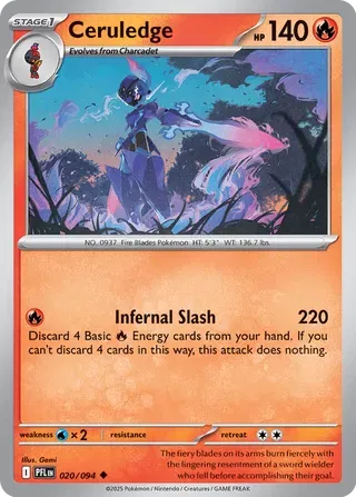 Ceruledge (020/094) [Phantasmal Flames]