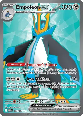 Empoleon ex (114/094) [Phantasmal Flames]
