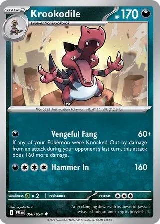 Krookodile (066/094) [Phantasmal Flames]