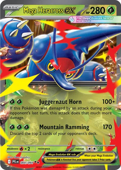 Mega Heracross ex (004/094) [Phantasmal Flames]