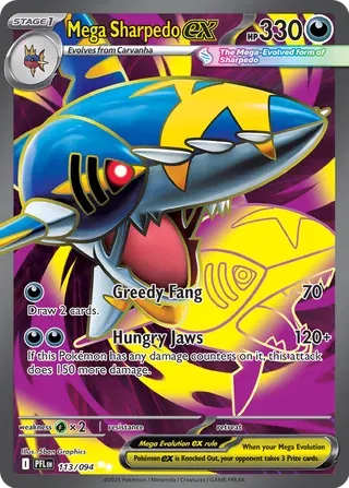 Mega Sharpedo ex (113/094) [Phantasmal Flames]